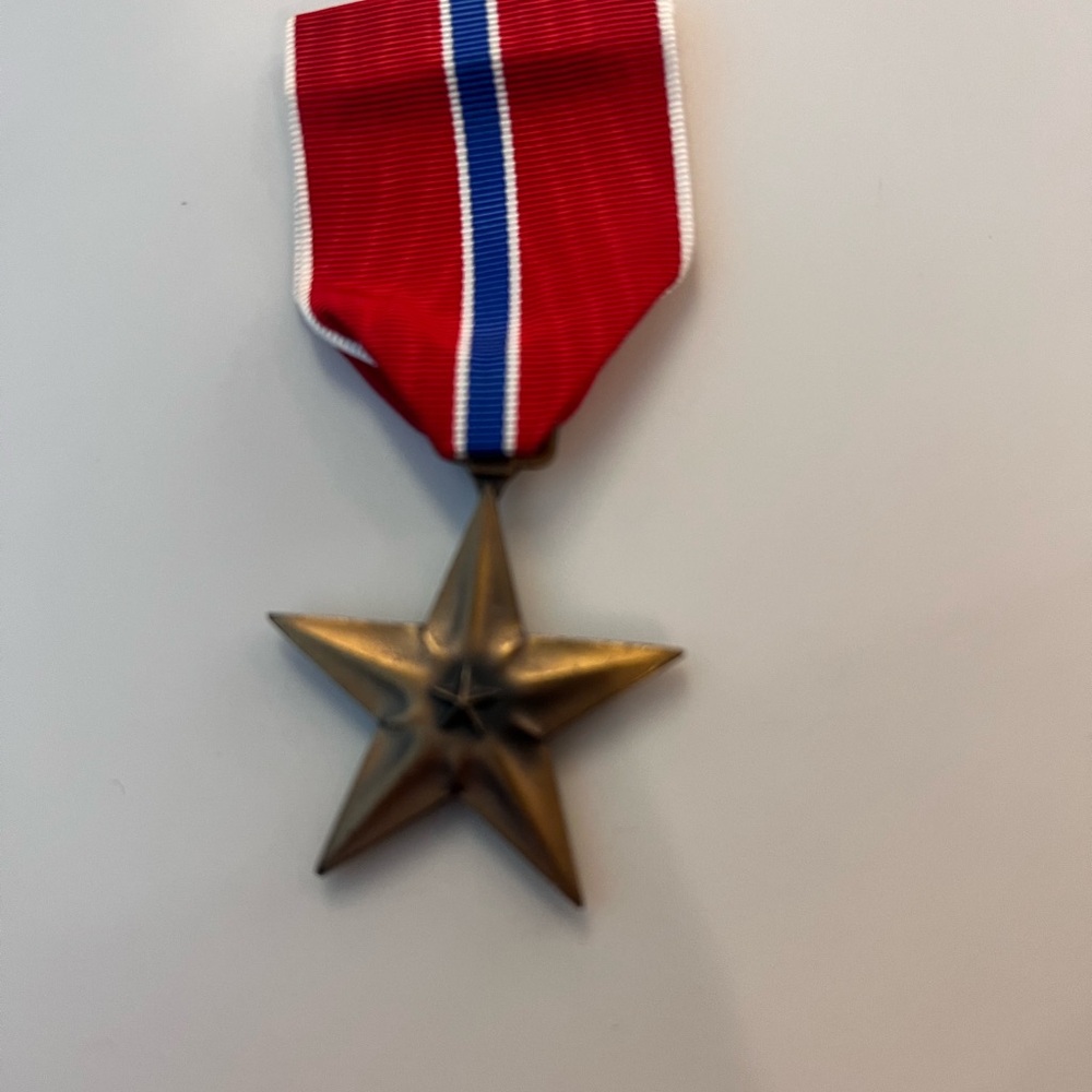Bronze Star Medal with name on the back side